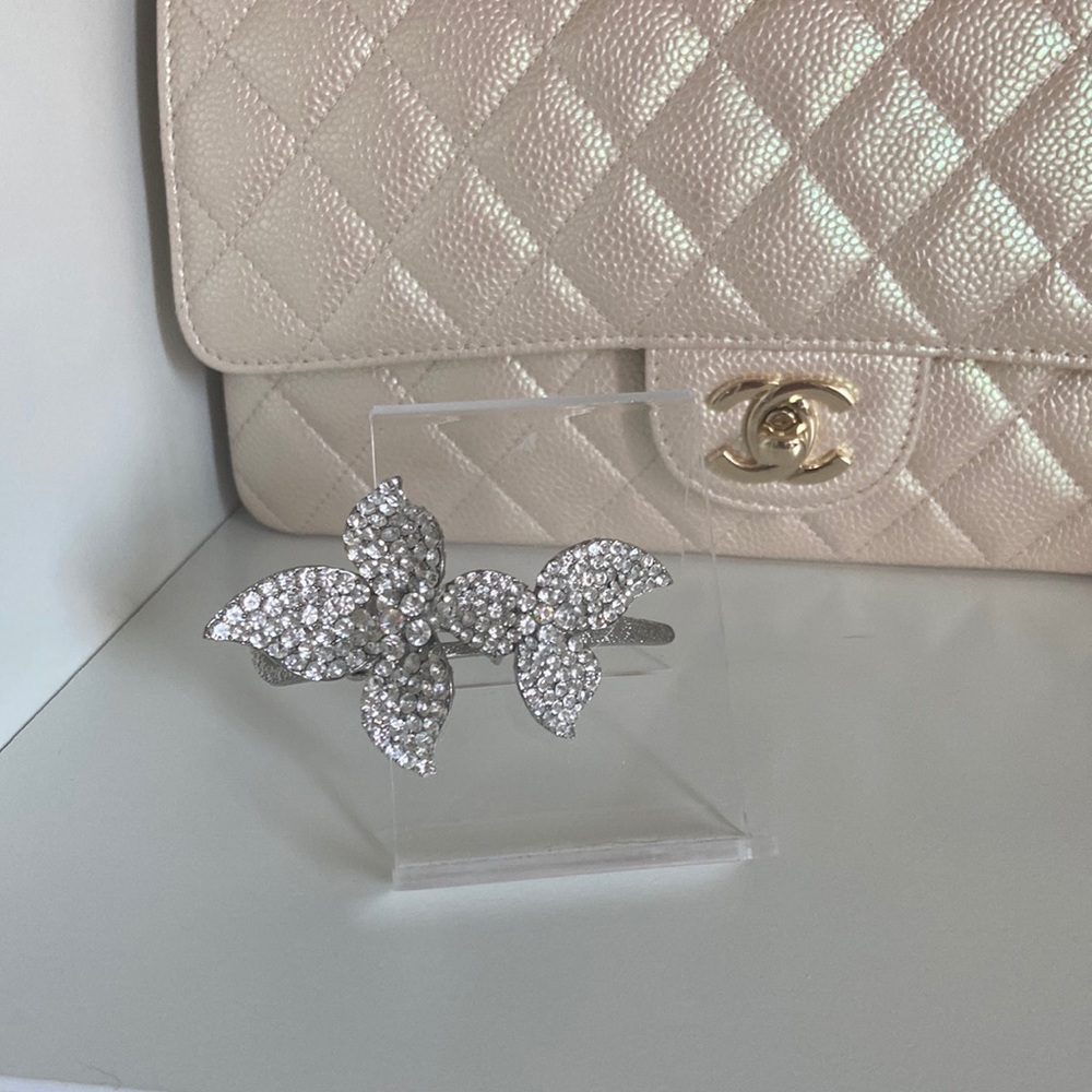 Soho Style Crystal Iris Hair Clip